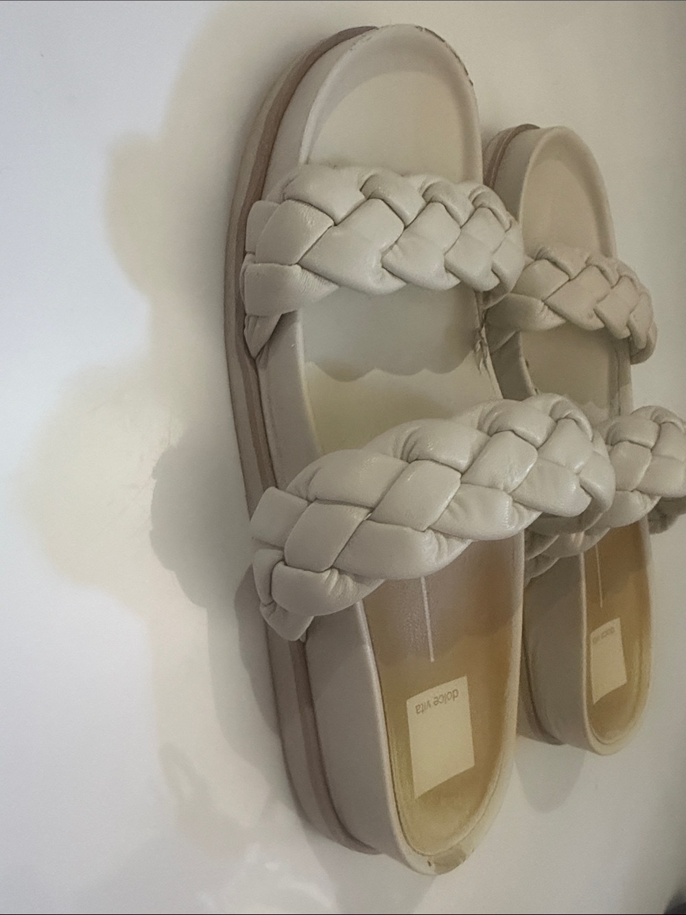 Women’s Braided Slide Sandals in Nude - Picture 4 of 4
